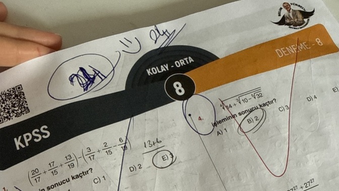 Matematik netim nasıl 30 soruda 24 net?