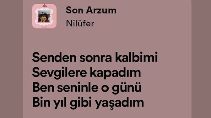 Son arzunuz nedir diye sorsalar ne dersiniz?