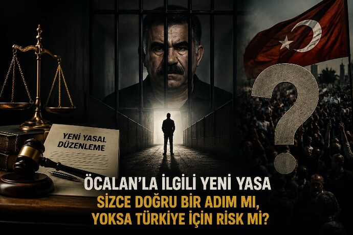 Öcalan’la ilgili yeni yasa sizce doğru bir adım mı, yoksa Türkiye için risk mi?