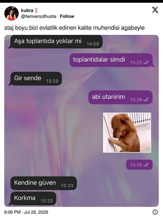 Staj yaptın mı hiç?