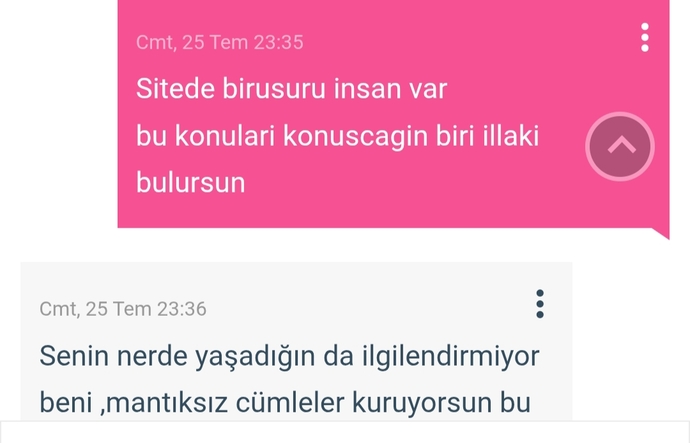 Bi insan niye bu kadar cahil olur, hem hadsizce davranıyo, hemde istedigini alamayınca bana çamur atıyo, ?
