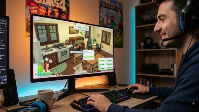 The Sims oynayan erkekten olur mu?