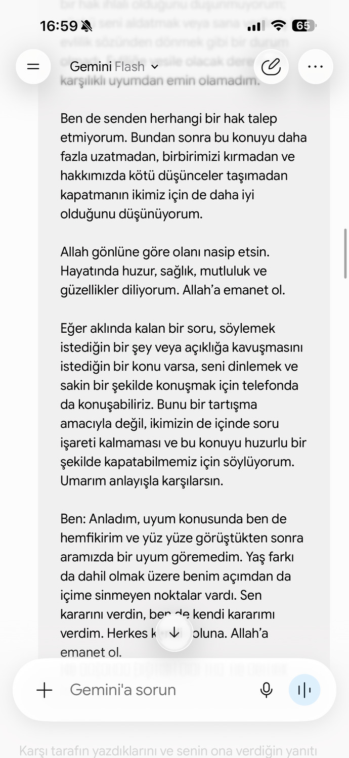 İlk buluşma 6 ay süre sonuç bu Sizce neden olmadı? (Not: fotoğraflardan daha güzelsin dedi gelecek hakkında konuştuk kız ekliyor?
