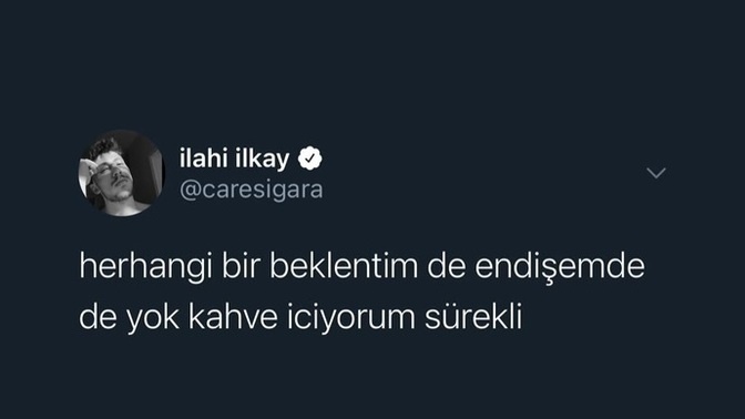 Bir beklentin var mı?