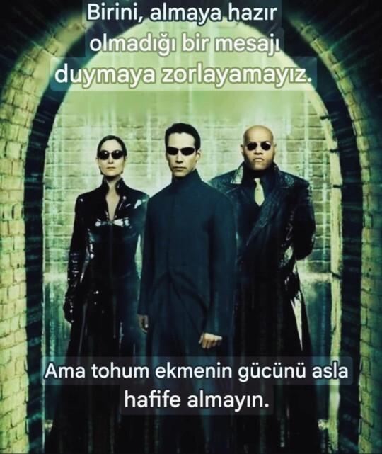 Radikal bir karar alıp Matrix izlemeyi seven o kadın sadece ben miyim?