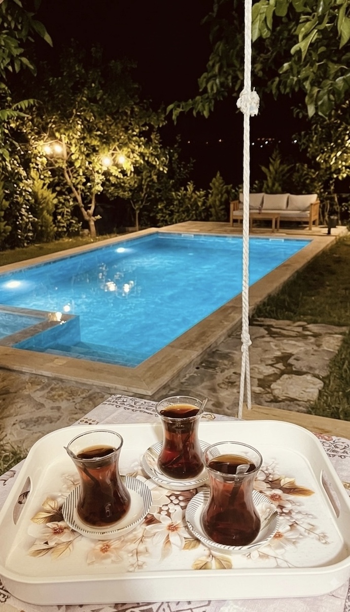 Havuzlu villam hangi fotoğrafta daha gerçekçi ve doğal duruyor?