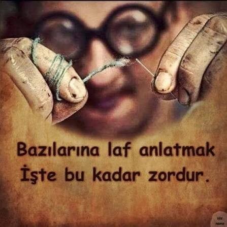 Laftan anlar mısın?