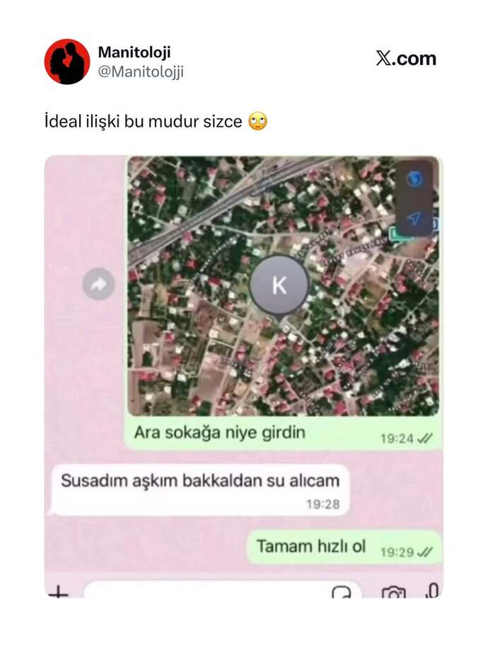 Sevgiline canlı konumunu paylaşır mısın?
