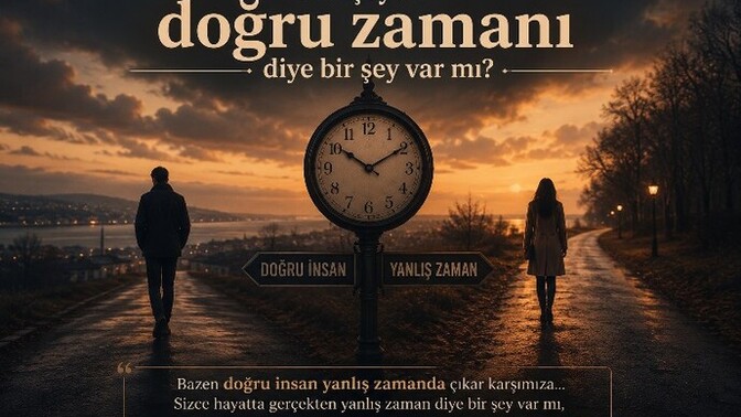Bir şeyin doğru zamanı diye bir şey var mı?
