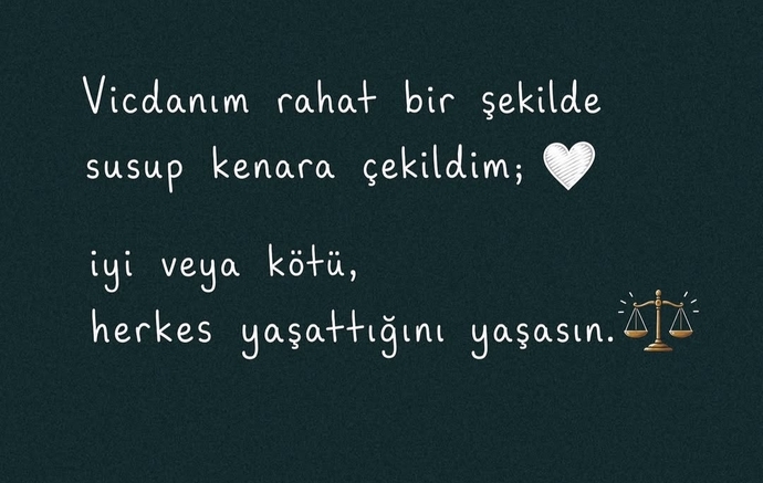 Herkes yaşattığını yaşamalı mı?