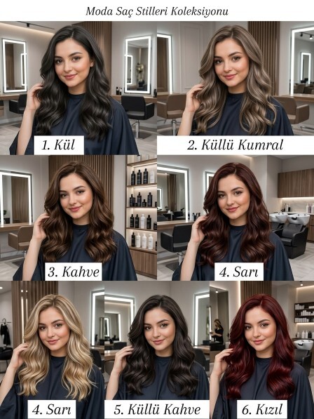 Sizçe hangi saç renk guzel🤔?
