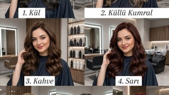 Sizçe hangi saç renk guzel🤔?