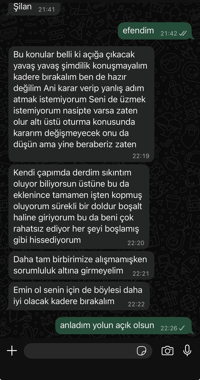 Böyle bir mesaj alsanız ilk tepkiniz ne olurdu, nasıl cevap verirdiniz?