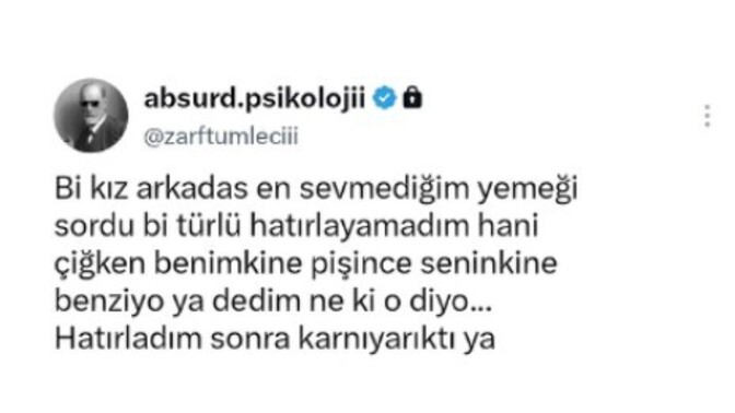 En sevmediğiniz yemek ne?
