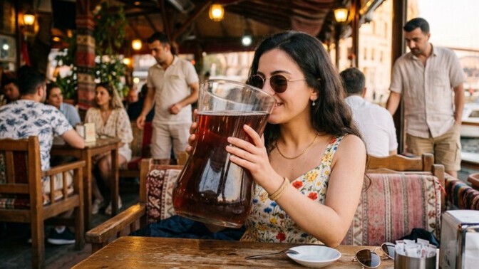 Şu sıcaklarda çaysız durabiliyor musun?