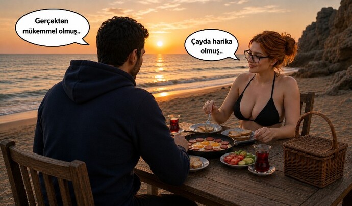Sucuklu yumurtayı ne ile yiyorsunuz?