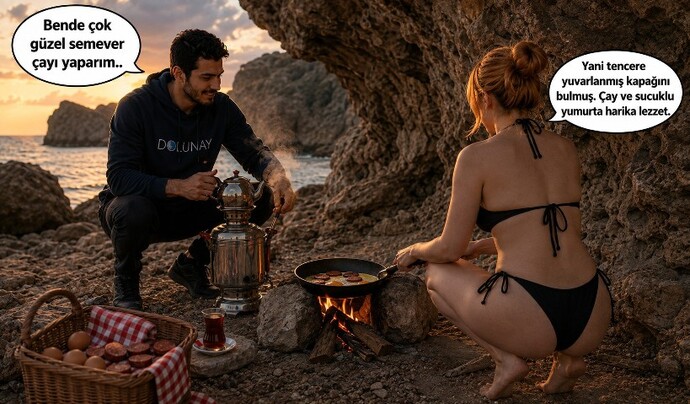 Sucuklu yumurtayı ne ile yiyorsunuz?