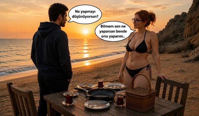 Sucuklu yumurtayı ne ile yiyorsunuz?