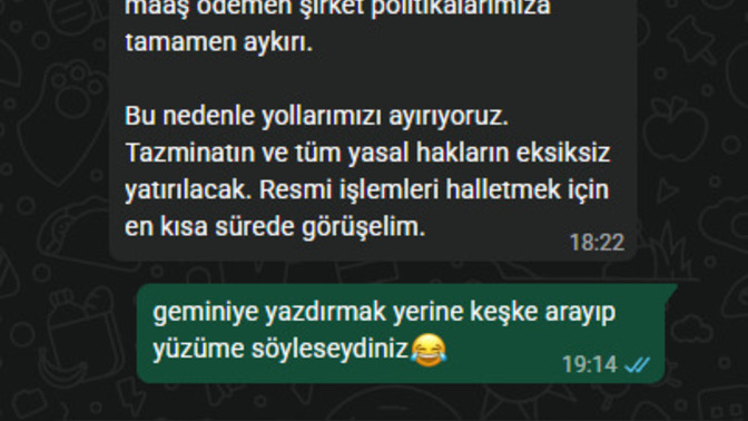 Hiç kovuldunuz mu?