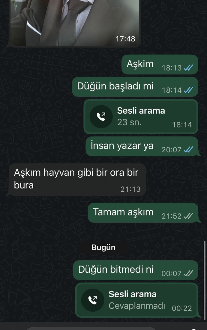 Ablasının düğünü var diye sevgilimin beni bu kadar ihmal etmesi normal mi?