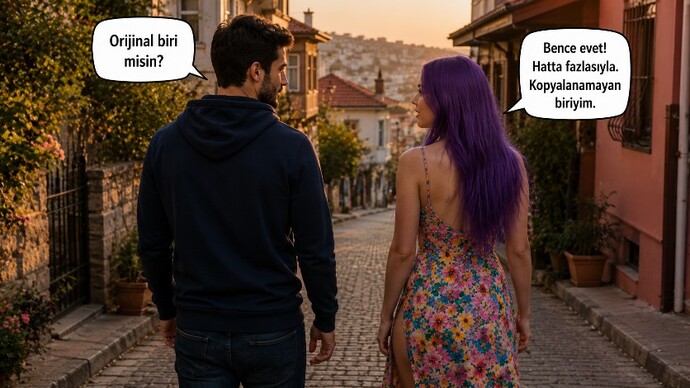 Orijinal biri misin, boya botoks falan var mı?
