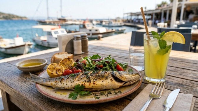 Balığın yanında limonata içilir mi?