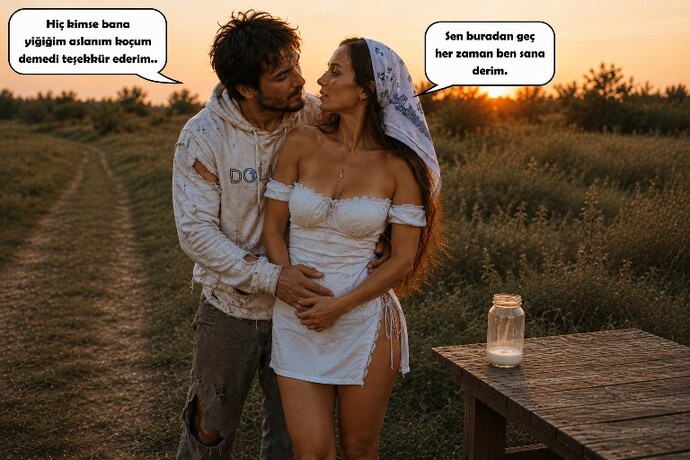 O son içtiğin şeyin yarısını bana verseydin, ben ne içmiş olurdum?