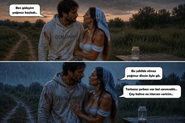 O son içtiğin şeyin yarısını bana verseydin, ben ne içmiş olurdum?