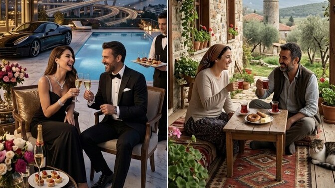 Zengin ve gösterişli hayat mı yoksa sade ve mütevazı bir yaşam tarzı mı daha mutlu eder?