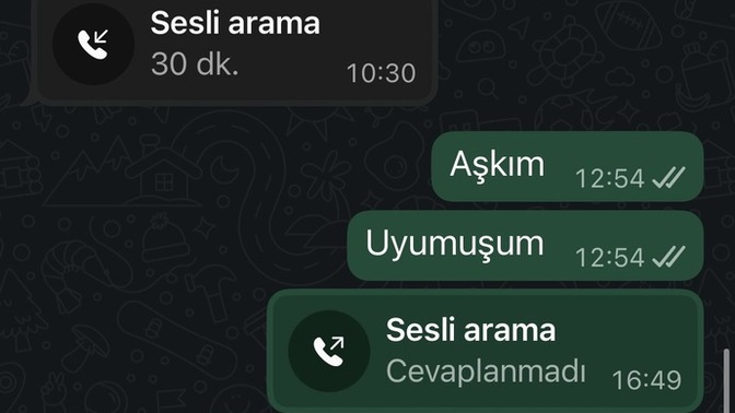 Dün düğünleri vardı uyumadı hâlâ cevap vermemeai normal mi?