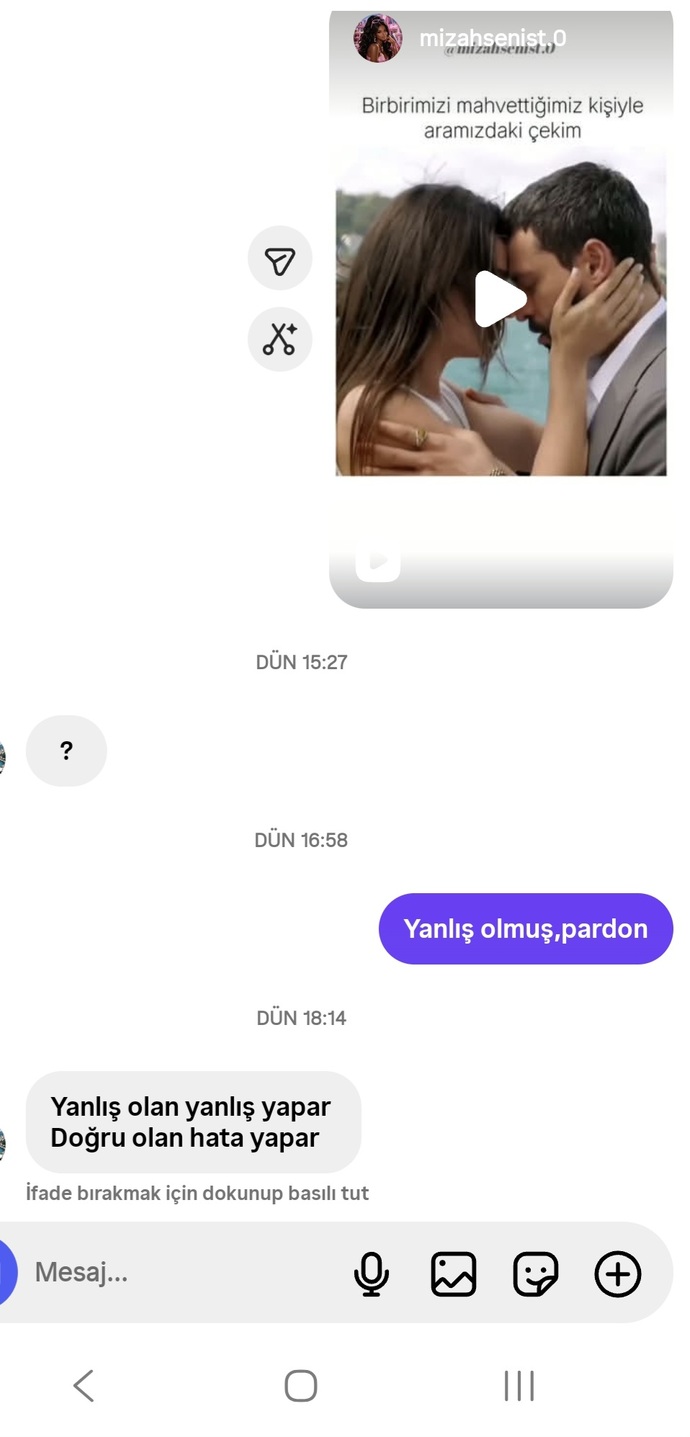 Exime fake hesaptan yazdım, takmadı ve laf soktu; şimdi ne yapmalıyım, var mı taktik?