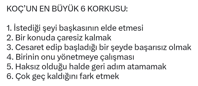 Burcunuza göre en büyük 6 korkunuzu öğrenmek ister misiniz?