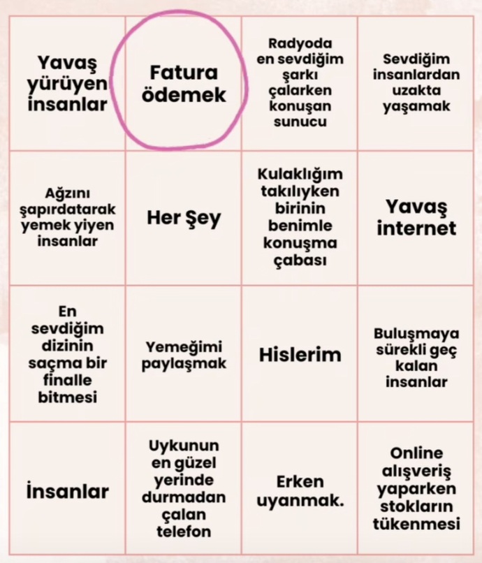 Seni çileden çıkartan şeyler nelerdir?