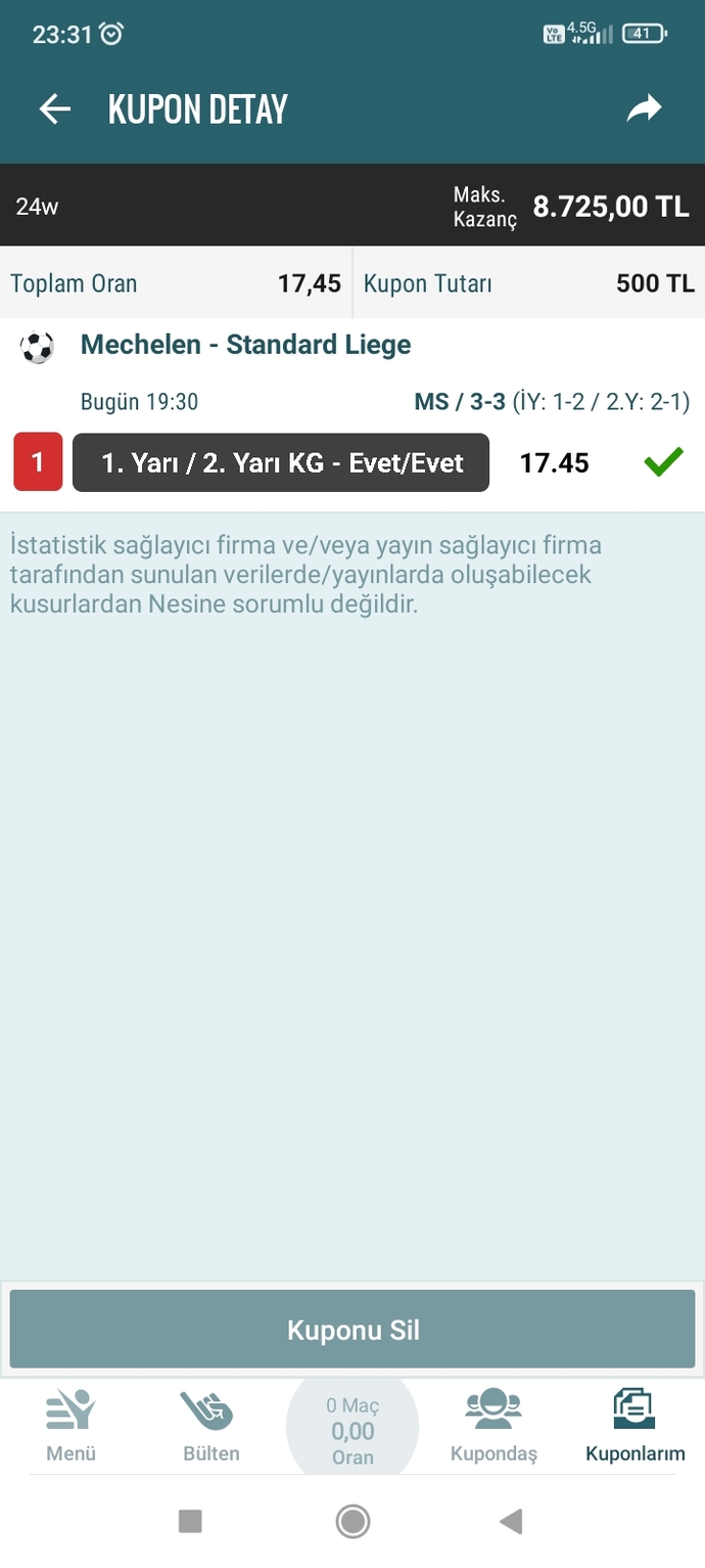 İddia oynayan var mı?