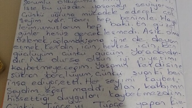 Duygu defteri tutuyor musunuz, siz neler yazıyorsunuz?