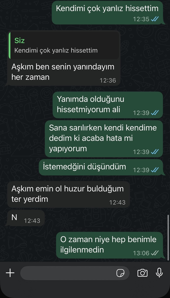 Emin olamıyorum ondan ne yapabilirim?