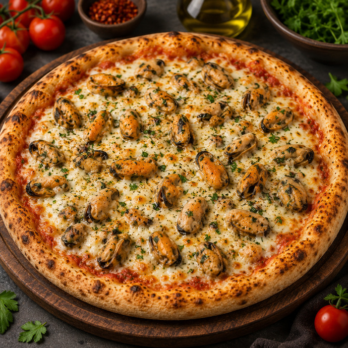 Daha önce hiç midyeli pizza denediniz mi?
