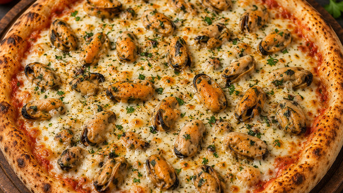 Daha önce hiç midyeli pizza denediniz mi?