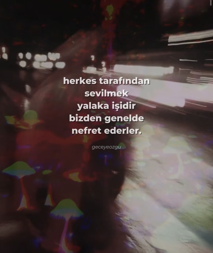 Evet bugün yine herkese uyuz oldum sizde durumlar nasıl?