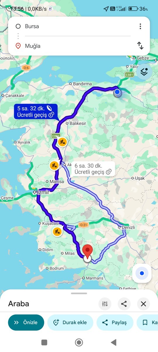 En son nereye seyahat ettiniz?