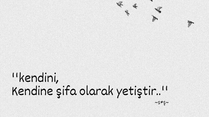 Kendine şifa olamayana başkası şifa olabilir mi?