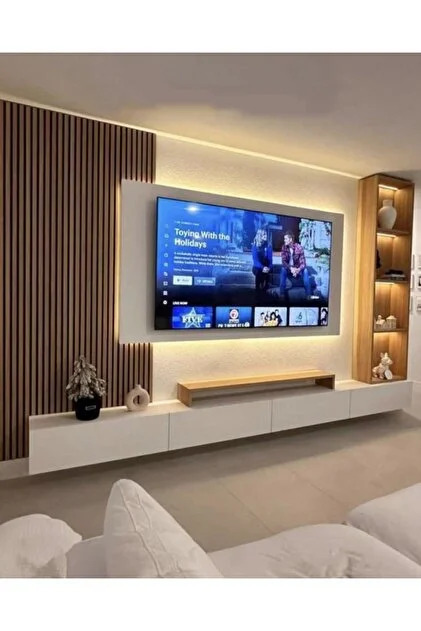 Tv odasını böyle yaptım güzel mi?