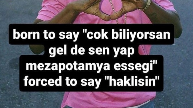 Haksız olduğunu bildiğiniz birine susması için “tamamm sensinn” deyip geçer misiniz?