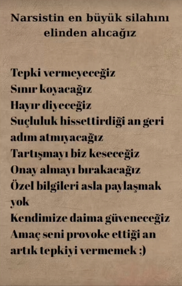Etrafınızda narsist insanlar var mı?