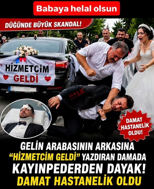 Gelin arabasına yazılan sizden ötürü hastanelik olan damat yazısı hakkında ne düşünüyorsunuz?