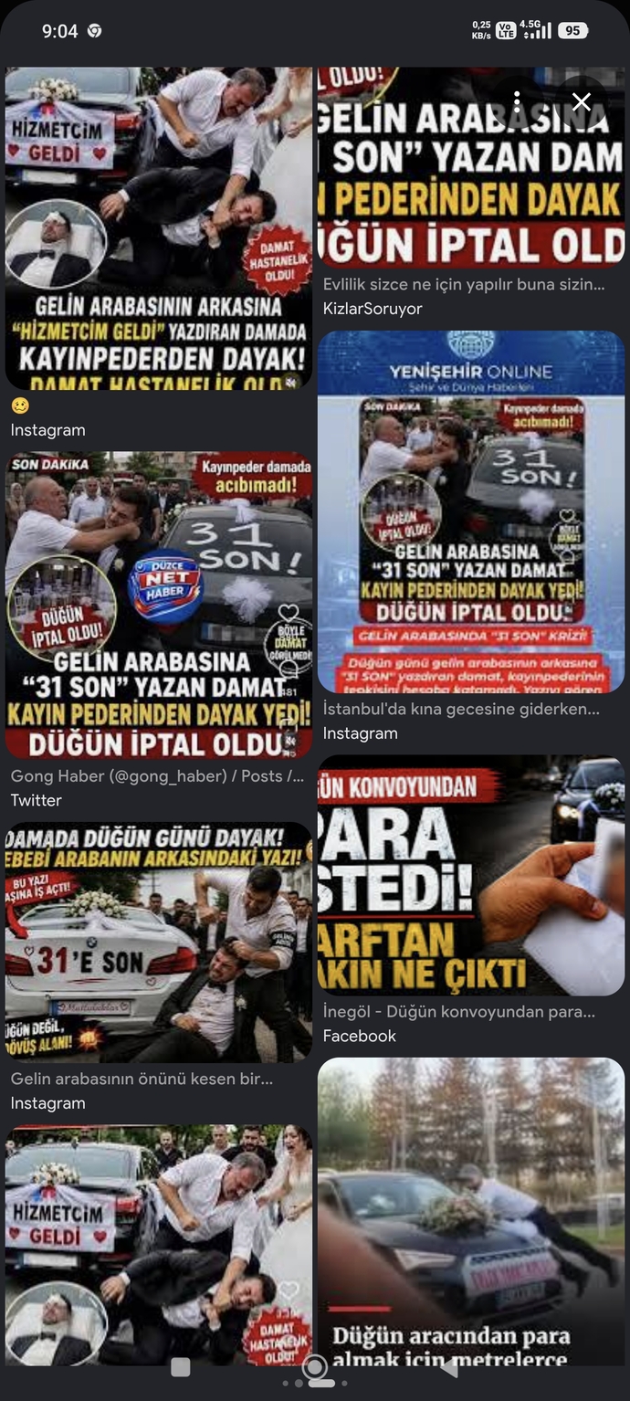 Gelin arabasına yazılan sizden ötürü hastanelik olan damat yazısı hakkında ne düşünüyorsunuz?