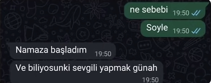 En garip ayrılma bahaneniz neydi?