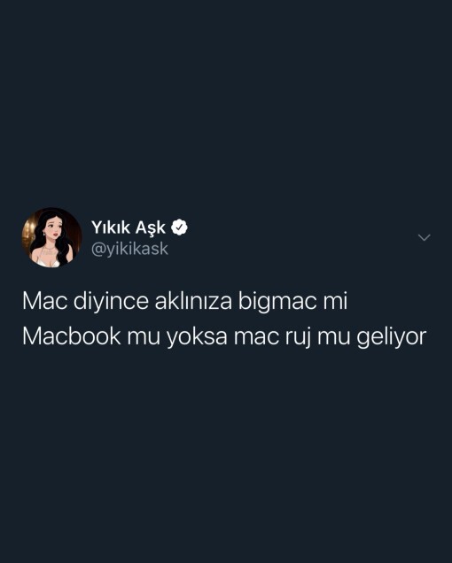 Mac diyince aklınıza ne geliyor?