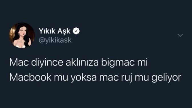 Mac diyince aklınıza ne geliyor?