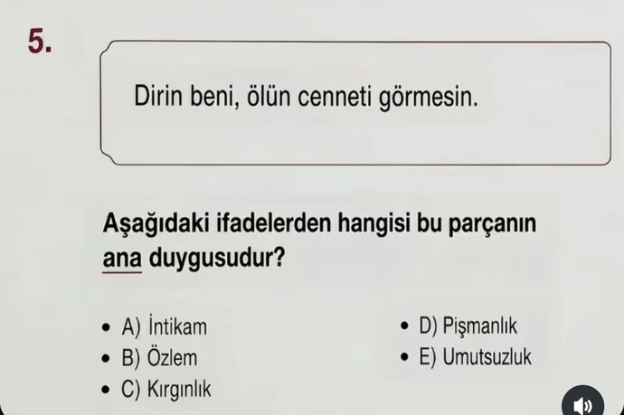 Bu sorunun cevabı sizce ne çıkar, tahmininiz nedir?